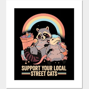 Support Your Local Street Cats Posters and Art